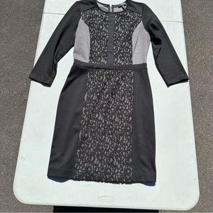 Cute black & gray lace dress